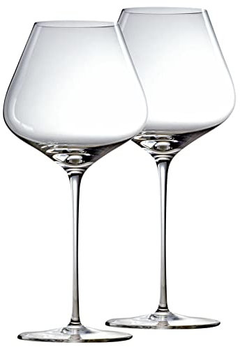 Stölzle Lausitz Borgogna Grand Cru Bicchiere Q1, 870 ml, set da 2 bicchieri da vino rosso, realizzati a mano e soffiati a bocca, consigliato il lavaggio a mano, massima qualità