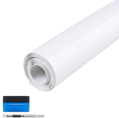 NewL Rhino Skin Paint Film de Protection en Vinyle pour Voiture, Pare-Chocs, Capot, Moto, vélo – Transparent (12 cm x 300 cm)