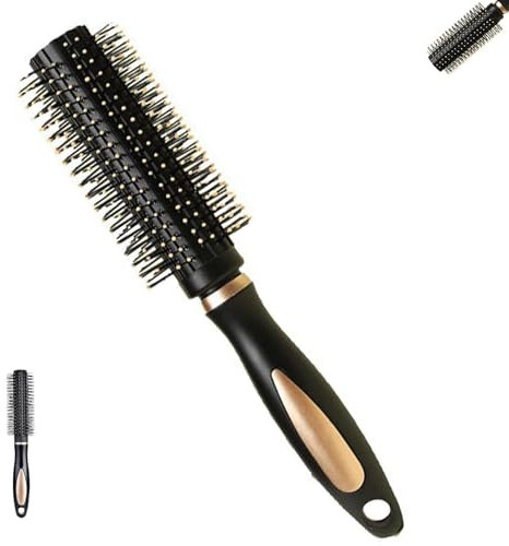 Round Curling Brush for Styling, Radial Hairbrush for Creating and Smoothing Curly or Wavy Hair, Styling Tools for Home