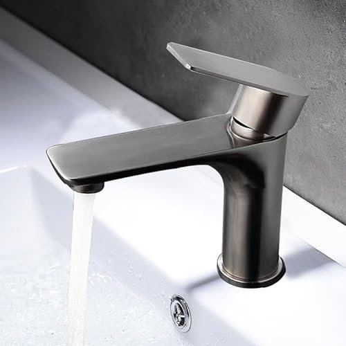 Washbasin Faucet 304 Stainless Steel undercounter Basin Bathroom Cabinet hot and Cold Water Faucet, A52