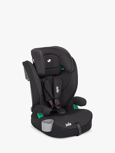 Joie - Elevate R129 - Siège Auto Évolutif pour Enfant 15 Mois à 12 Ans - Harnais 5 Points + Rehausseur Ceinture 3 Points - Têtière Réglable - Sécurité R129 I-Size - Lavable (Shale)