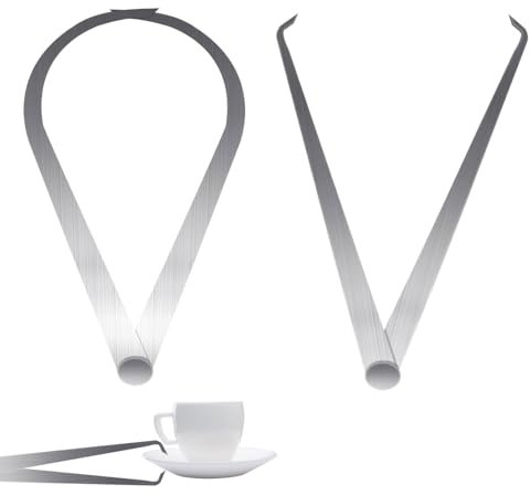 2PCS Stainless Steel Inside Outside Calipers, Vernier Gauge - Durable, Rust-proof