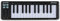 Arturia MicroLab mk3 – kompaktes, anschlagsdynamisches MIDI-Controller-Keyboard mit 25 Tasten, Dual Touch Strips, Akkordmodus, Sustain-Pedal-Input – Schwarz