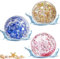 LUMOOM 3 Piezas, Bola De Agua Brillante Inflable, Bola Gigante Inflable para Playa, Pelota De Piscina para Fiestas, Pelotas De Buceo 40cm, para Actividades De Verano Al Aire Libre (Transparente)