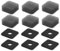 KEWUF 6 Pezzi Mic Muff per Insta360 X4 Protezione Microfono Antivento, Microfono Parabrezza Schiuma Antivento Filtro Antivento Esterno Premium Copertura Antirumore per Insta360 X4