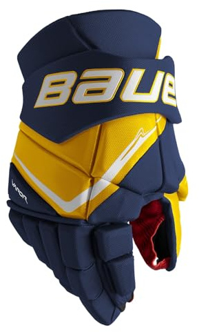 Bauer - Guanti da hockey su ghiaccio Intermediate Vapor FLY40