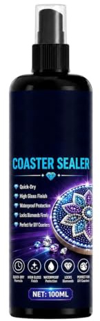 Colle Peinture Diamant Revêtement Protecteur À Séchage Rapide Et Portable | Colle Adhésive Pour Puzzle puzzles, sous-verres, œuvres d'art, projets DIY, maison, salon, chambre