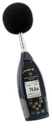 Schallpegelmessgerät mit GPS PCE-432 (Klasse 1) Oktavbandfilter/A, B, C und Z Bewertung Filter aufrüstbar/Fast, Slow und Impulsbewertung/Datenlogger/USB