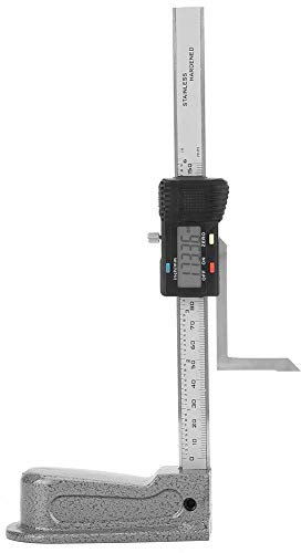 0 – 150 mm Digitaler Höhenmesser, Messschieber, Präzision, Tiefenmessgerät, Höhe, Öffnung, Tiefenmesswerkzeug mit Edelstahlsockel, Standard