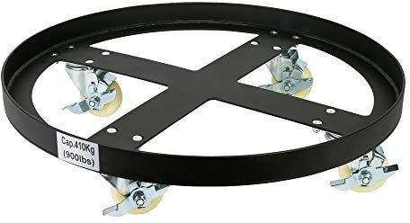 STIER Fassroller, Tragkraft 410kg, Fassdurchmesser 610mm, Rollwagen, Transportroller für Metallfass
