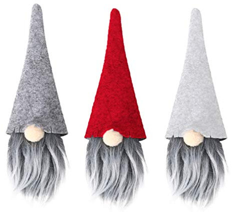 Amosfun 3 StüCk WeihnachtsmüTzen FüR Flaschen Aus Vliesstoff Festliche FlaschenbezüGe FüR Weihnachten Ideal FüR Weihnachtsfeiern Tischdeko Und Geschenkverpackung