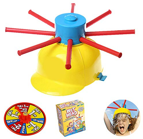 Water Roulette Wet Head Game - Multicoloured Water Toy Hat for Funny Prank and Family Game - Improve Relationships, Collecting Fun for Friends