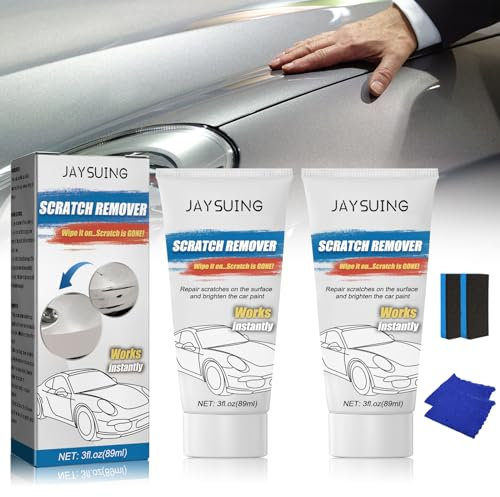 Utapossin Kit per la Rimozione dei Graffi Dell'auto, Cera Lucidante per Pasta Automatica, Vernice Lucidante AntiGraffio Portatile e Antipolvere, per Rimuovere Graffi Vernice Pasta Abrasiva Lucidante