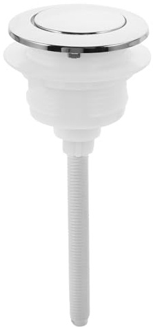 jojofuny Botón del Tanque del Inodoro Diseño Resistente y Estructura Simple, Compatible Tapa Cisterna Roca para Baños y Uso Doméstico en Abs Color Aleatorio