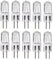 LEDLOCLB 10 Piezas GY6.35 Bombilla Halógena 12V 20W 35W 50W 100W Blanco Cálido-2700K Adecuado Para Iluminación Interior,blanco Cálido 2700K,50W -10 Uds.