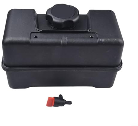 Oniissy Réservoir de carburant de 4 litres de haute qualité avec bouchon de soupape d'arrêt pour moteur 691993 Montage à distance Pièce de rechange en plastique pour déchiqueteuse à neige motoculteur