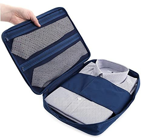 WRITWAA Multifunktionale Reise-aufbewahrungstasche Für Hemden Und Krawatten Wasserdichter Organizer Für Geschäftreisen Faltbare Kleidungstasche Mit Separatem Krawattenfach Für Ordnung