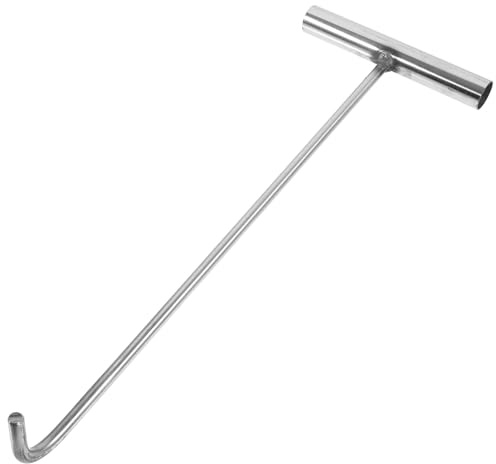 2 pezzi Gancio for tombino Ganci di sollevamento for carichi pesanti Coperture for tombini Copertura for drenaggio tempesta Gancio for attrezzi rigido in acciaio for spostare, sollevare e tirare(38X16