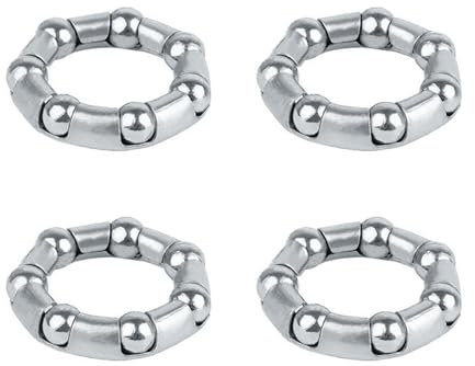 Rodamientos De Ruedas para Bicicletas - 4 Retenadores De Bolas De 20.6 Mm para Delantera De La Bicicleta | Rodamiento De Bolas Establecido para Bicicleta para Niños, Ciclismo De Carretera