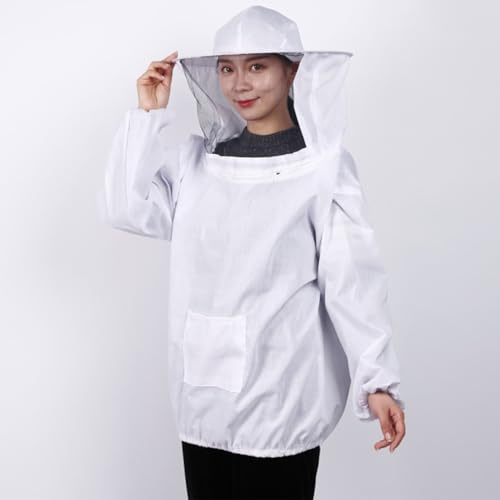 Bee Suit Beekeeping Suit with Veil Hood Hat Wasp Suit Bee Keeper Suit Beekeeping Clothes Bee Costume Beekeepers Equipment for Men & Women