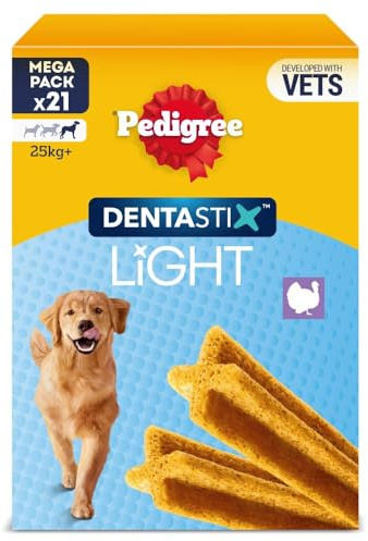 Pedigree Dentastix Light 21 Sticks Dental Chews Large Dog Treats
