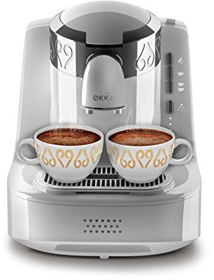 Arzum Okka Türkische Kaffeemaschine, Kompaktes, Überlaufschutz-Sensor, Leicht zu reinigen, Energieeffiziente Leistung, Perfekt für Liebhaber traditionellen Kaffees, 2 Kaffeemaschinen,