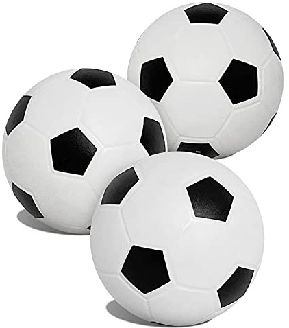 Botabee Mini balones de fútbol suaves para niños pequeños y bebés, perfectas para desarrollar habilidades motoras y jugar de forma segura en interiores y exteriores, juguetes de portería de fútbol