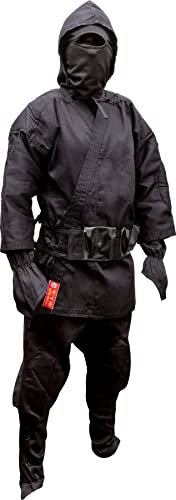 Hayashi Ninja Anzug „Kendo“ mit Zubehör - schwarz, Gr. 170 cm