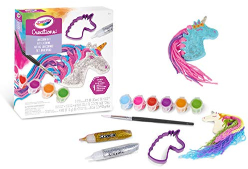 CRAYOLA Creations - Kit pour créer des Licornes super colorées avec de l’argile, Activité créative et idée cadeau pour les filles, à partir de 8 ans, 04-1153