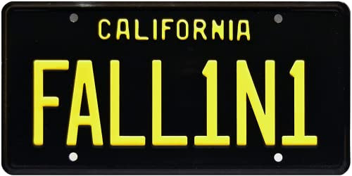 OPO 10 - Targa in Metallo dell'auto della Serie TV Lucifer