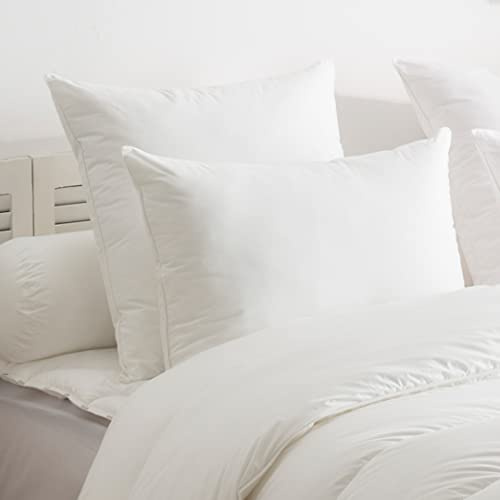 DODO - Oreiller Extra Volume Ferme 50x70 cm - Confort Hôtellerie - Soutien Ferme - Enveloppe 100% Coton Percale - Garnissage 100% Polyester Volum'Ax - Lavable à 40°C