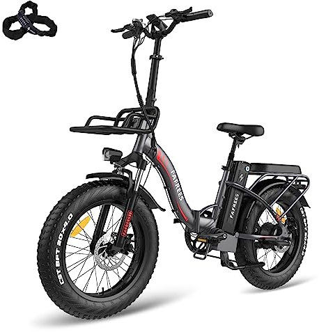 Fafrees F20 MAX Damen E Bike Klappbar 20 Zoll 48V 22,5AH Akku 54 N.m, [ Offiziell ] E-Bike Herren 150kg, Elektrofahrräder Ebike ​Klapprad Mountainbike E Fatbike Elektrische Fahrrad Erwachse