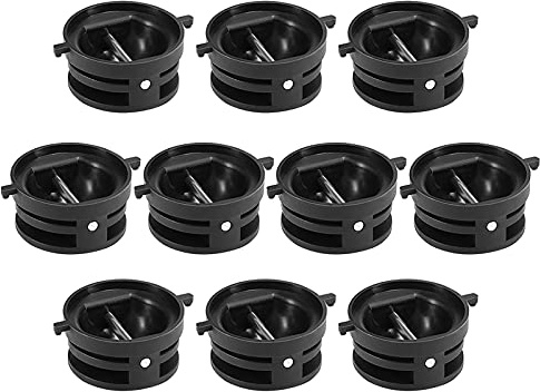 Karlak Tapones para tabla de surf, 10 unidades de tapones para correa de tabla de surf, tapones para correa de surf con pin de acero inoxidable