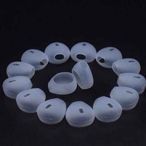 INF 10 Paires d'embouts de Rechange en Silicone pour écouteurs de 15 à 16 mm, tels Que iPhone 6/6 Plus, iPhone 5/5S, Coques de Casque Ultra Douces et légères