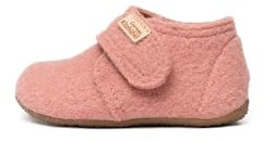 Living Kitzbühel Weiche Baby Hausschuhe aus Schurwolle | Atmungsaktive Krabbelschuhe | rutschfeste Lauflernschuhe für Jede Jahreszeit | Handgefertigt in Europa ash Rose, 29