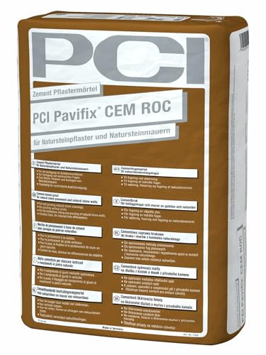 PCI Pavifix CEM ROC - Mortero de Cemento para Juntas (25 kg), color gris