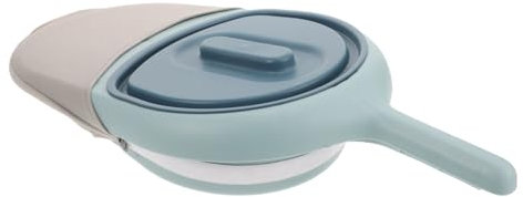 Ipetboom Bassin De Lit Avec Poignée Urinoir Couvert Pour Patient Alité Et Compact Facile à Transporter Nettoyer