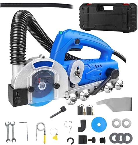 LYJIANGXIN 1200W Limpiador De Juntas De Azulejos, Limpiador De Grietas Y Huecos para Azulejos DoméSticos, Limpiador De Juntas De Azulejos De Porcelana Sin Polvo, para Limpieza De Suelos Y Paredes
