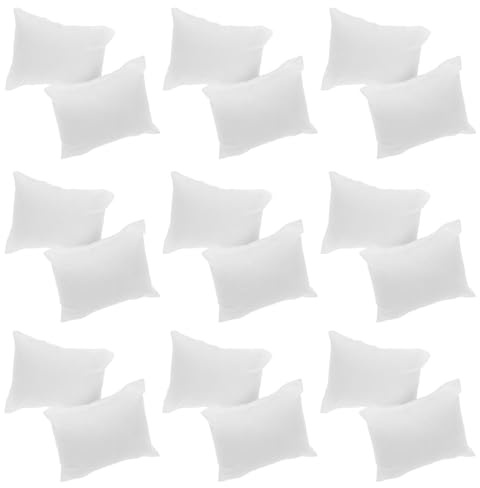 JOINPAYA Coussin Montre pour Bracelet, Petit Coussin Décoratif en Lint Blanc, Lot de 20, Protège des Rayures, pour Boîte et Présentation de Bijoux
