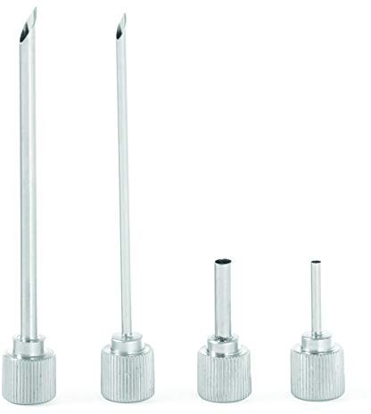 Altro Set di 4 aghi in acciaio inox per decorazione sifone.