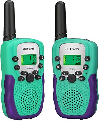 Retevis RA618 Walkie Talkies for Kids, Toy Gifts for 4-12 Year Old Boys | Walky Talky for Kids, Hide and Seek Camping Hiking, 8 Channel VOX Integrated Flaslight, Keypad Lock Call Alert, Lightweight