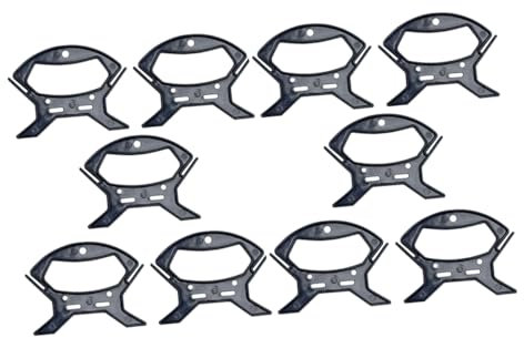 HOMSFOU 10 Stück Wickler Seil-Organizer Spule Zum Aufwickeln Für Draht Maurerschnur Kabel-Verlängerungskabel Drachenschnur Spule Drachenrolle Verlängerungskabel Kabel-Organizer Schwarz