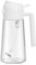 VZU 470ml/16oz Oil Dispenser Bottle for Kitchen, 2 in 1 Oil Spray Bottle, Cooking Glass Spray, Glass Oil Dispenser for Kitchen, Cooking, Salad, Grilling (White)