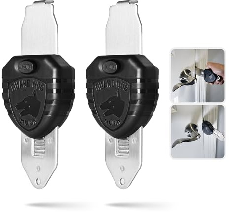 Guard Dog Security Blocklock Portable Door Lock, Hotel Door Locks for Travelers Security, Tough, Durable, Apartment Door Security, Home Security, Travel Essentials, Easy to Use