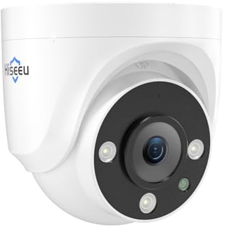 Hiseeu 5MP Analog Wired Security Camera, TVI/AHD/CVI/XVI Dome