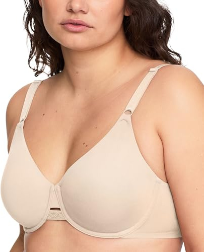 Olga Women's Warners Cloud 9 Unlined Underwire Minimizer Bra Ogw253uu09, Butterscotch, 40DD
