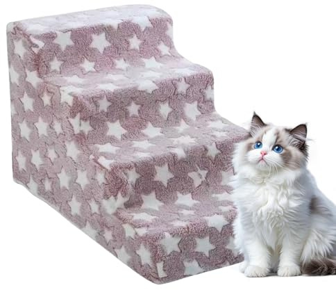 Escaleras para Perros - Rampa para Gatos Mayores - Escalones Antideslizantes Y Lavables para Mascotas Sofá Dormitorio Ventana Estudio Vehículo