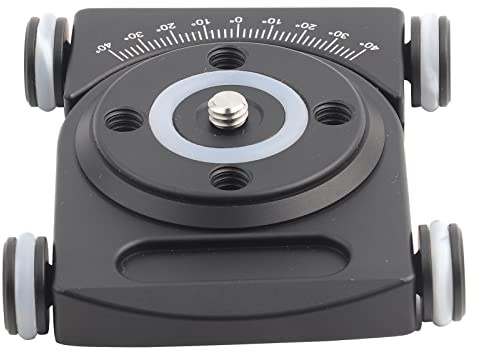 Kamerawagen Desktop, Aluminiumlegierung, Schwarzes Rail Track Slider Car, 1/4 Zoll Schraube - Präzise Bewegungsführung, Geräuscharmer Lauf, Ideal für Dynamische