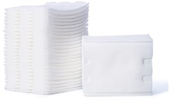 Sewroro 3 Stück pack Dreilagige Doppelseitige Make Up Pads aus Baumwolle Weiß Sanfte Gesichtsschwämme für Tägliche Gesichtsreinigung und Schminken Vliesstoffbasierte Zufällige Farbe