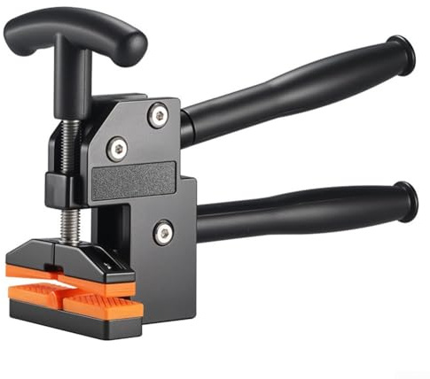 Pinza tagliapiastrelle manuale per superfici in vetro, ceramica, marmo e quarzo, con impugnatura ergonomica in gomma per una presa sicura (arancione)